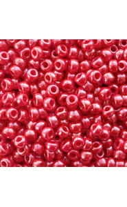 Miyuki rocailles Perlen 8/0 - Opaque luster red 8-426